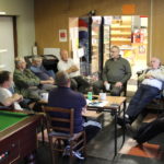 What happened at the first ever meeting of the Pullough Men’s Shed?