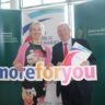 Minister Michael Ring pictured with Fingal County Librarian Betty Boardman at Library Strategy launch