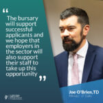 New bursary to help community workers gain qualifications